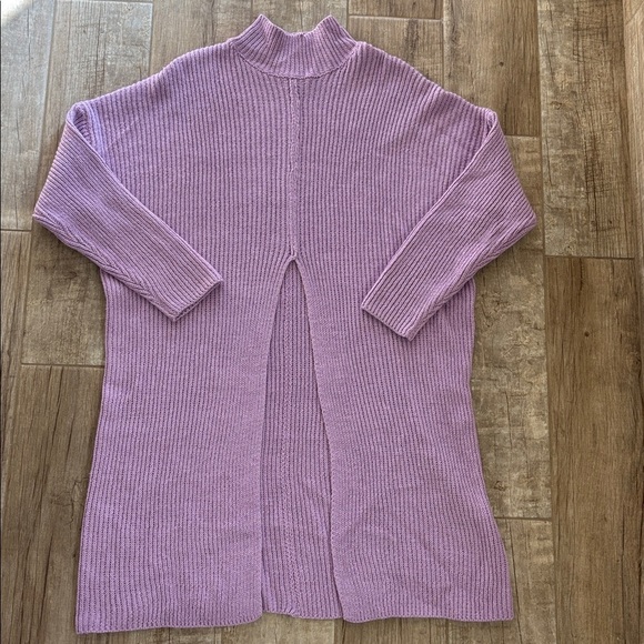 HYFVE Sweaters - HYFVE Lavender Ribbed Turtleneck Sweater
